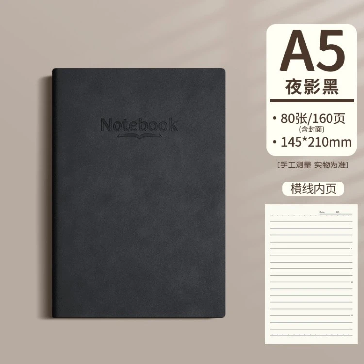 Leather notebook cover color option 2